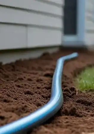 Added a drip irrigation system in Frisco for foundation